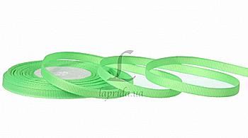Лента репсовая 0,6 см-18 м, GX-226, ярко-салатовый