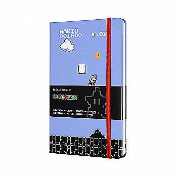 Блокнот Синий средний линейка, Moleskine Super Mario, LESMQP060GM Блокнот Синий средний линейка, Moleskine Super Mario, LESMQP060GM