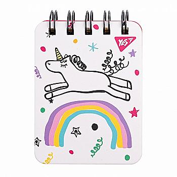 Блокнот А7 100 л. "Sketch animal. Unicorn" лин., двойн. спир., пласт. карман, YES 681823 Блокнот А7 100 л. "Sketch animal. Unicorn" лин., двойн. спир., пласт. карман, YES 681823