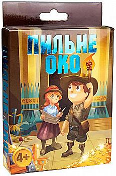 Гра карткова розважальна "Пильне око" (укр) 30274, ТМ "Strateg" Гра карткова розважальна "Пильне око" (укр) 30274, ТМ "Strateg"