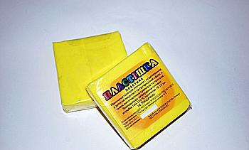 Пластика "Пластишка", лимоний 0,075 кг, 0104 Пластика "Пластишка", лимоний 0,075 кг, 0104