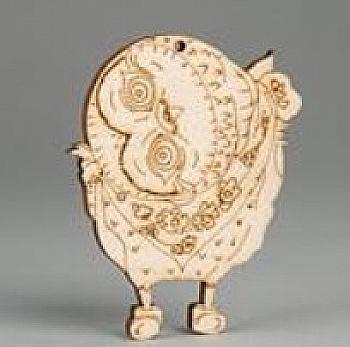 Заготівка дерев`яна Підвіска-розмальовка "Сова така сова", Р100 Заготівка дерев`яна Підвіска-розмальовка "Сова така сова", Р100