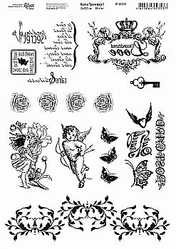 Карта Трансфер 1, 10шт, 21*29,7см, 80г/м2, ROSA Talent