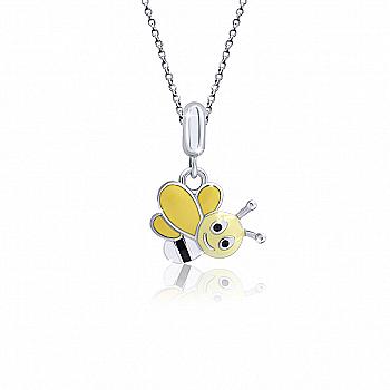 Кулон "Веселая пчелка", желтый, 319565500605