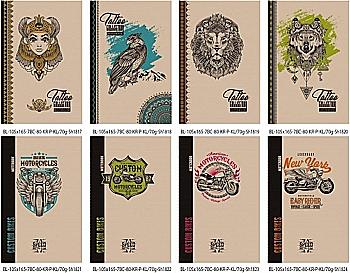 Блокнот крафт, 105*165 мм, 80 арк, кл., БК135 (3775) Блокнот крафт, 105*165 мм, 80 арк, кл., БК135 (3775)