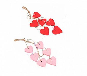 Гірлянда з 6-ти сердець, 5-40117