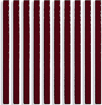Набор восковых палочек "Banque" 10 шт. в коробке, бордовый, 31026T