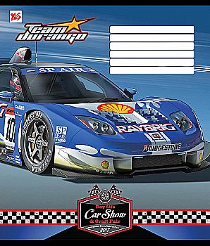 Тетрадь 24 кл YES Sport cars team -18, 761653 Тетрадь 24 кл YES Sport cars team -18, 761653