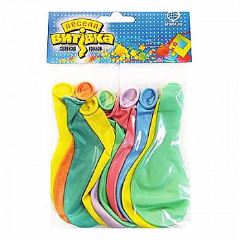 Набір кульок латексних пастель Macaron 25 см 10 од, 1111-5150