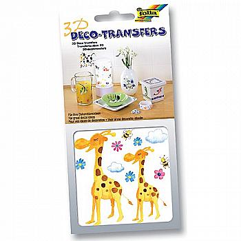 Наклейки 3D декоративные 10*10 см Жирафы, 18118 Folia Наклейки 3D декоративные 10*10 см Жирафы, 18118 Folia