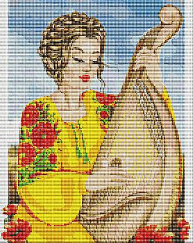 Алмазная мозаика "Играй, моя бандура" 40*50 см, AMO7402 ТМ "Идейка" Алмазная мозаика "Играй, моя бандура" 40*50 см, AMO7402 ТМ "Идейка"