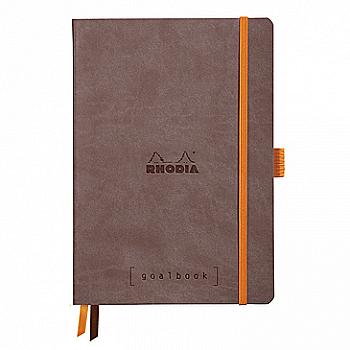 Блокнот А5 240 стор. Goalbook, в крапку, м`яка обкл., на гумці, папір білий, шоколадний, 117572C Блокнот А5 240 стор. Goalbook, в крапку, м`яка обкл., на гумці, папір білий, шоколадний, 117572C