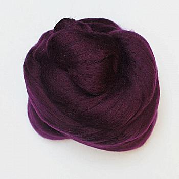 Вовна мерінос 23 мк 50 г №301, темна слива Чарівна мить Вовна мерінос 23 мк 50 г №301, темна слива Чарівна мить
