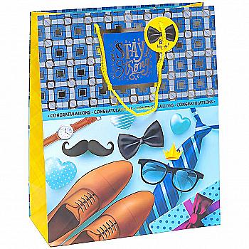 Пакет паперовий 26*32*12 см, диз. GB-21315, СПК458 Пакет паперовий 26*32*12 см, диз. GB-21315, СПК458