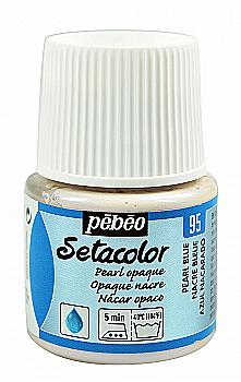 Фарба для світлих тканин Setacolor 45 мл непрозора перламутрова, синя, 202-095 Pebeo Фарба для світлих тканин Setacolor 45 мл непрозора перламутрова, синя, 202-095 Pebeo