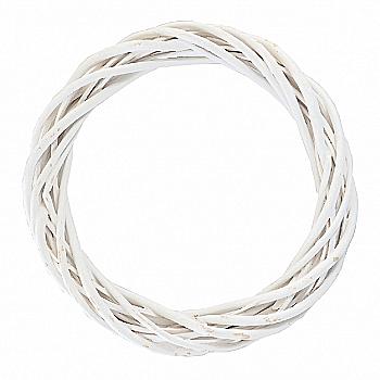 Вінок ротанговий білий, d-25 см, 973334 Вінок ротанговий білий, d-25 см, 973334