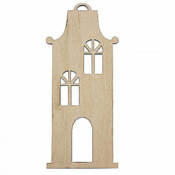 Заготовка "Будиночок" 5, 15*6,5 см, фанера, Rosa Talent (3)