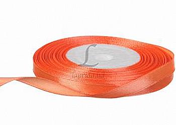 Лента атлас 7 мм-23 м, 22, оранжевая, 58-3712