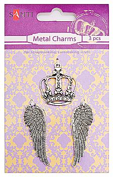 Набор подвесок металлических "Корона" 3 шт, 952585
