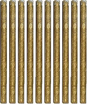 Набор восковых палочек "Banque" 10 шт. в коробке, золото, 31104T