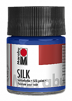 Outlet40 Фарба, Синя середня 50мл, д/розпису шовку, Marabu, 178005052/1020981