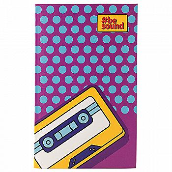 Книга записная В6 80 л. кл. интегр. обложка BeSound-2, K19-260-2 Книга записная В6 80 л. кл. интегр. обложка BeSound-2, K19-260-2