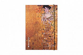 Скетчбук А5 Klimt 1907-1908 Plus, 150 г/м², 160 л на резинке, кремовая бумага, Manuscript
