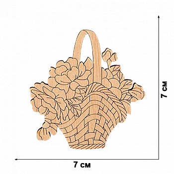 Заготовка дерев`яна для декорування, FLC-455