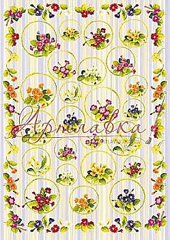 Карта декупажна 50*70 см, Примула (первоцвіт), 60 г/м², EAS.231 Calambour Карта декупажна 50*70 см, Примула (первоцвіт), 60 г/м², EAS.231 Calambour