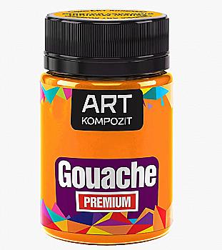 Гуаш художня "Premium" 60 мл, Жовтий середній, ART Kompozit Гуаш художня "Premium" 60 мл, Жовтий середній, ART Kompozit