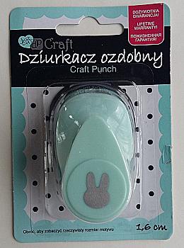 Фігурний дирокол 1,6 см Кролик, JCDZ-105B-S41 DpCraft