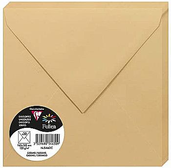 Конверт декоративный Pollen 165*165 мм (120 г), Caramel/Карамельный, 5463C Конверт декоративный Pollen 165*165 мм (120 г), Caramel/Карамельный, 5463C