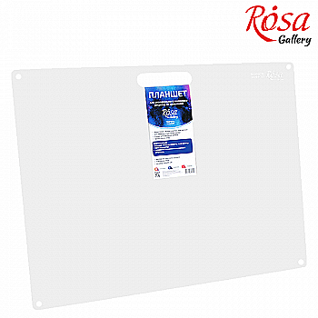 Планшет 38,7*48 см/3 мм, акрил, прозорий, з ручкою, 338748 Rosa Gallery Планшет 38,7*48 см/3 мм, акрил, прозорий, з ручкою, 338748 Rosa Gallery