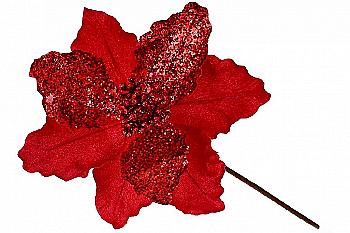 Декоративна квітка Магнолія 20 см, червоний, 839-375 Декоративна квітка Магнолія 20 см, червоний, 839-375