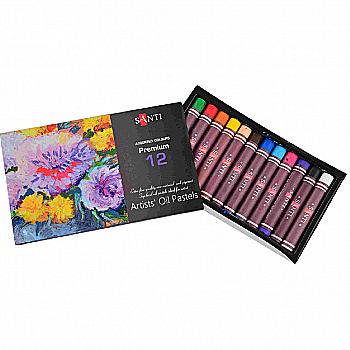 Пастель масляная 12 цв. Santi (353184) Пастель масляная 12 цв. Santi (353184)