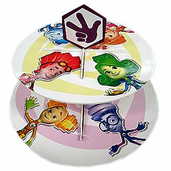 Стійка для кексів 2 яруси Фіксіки, 1502-1589