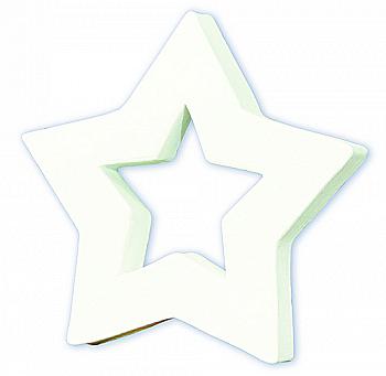 Заготовка из папье-маше "Звезда" контур 1,5*12*12 см, AC762C ТМ "Clairefontaine" Заготовка из папье-маше "Звезда" контур 1,5*12*12 см, AC762C ТМ "Clairefontaine"