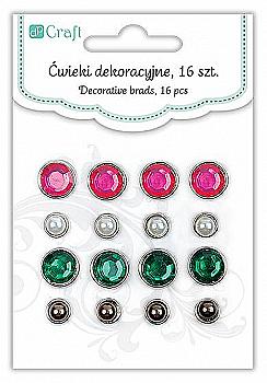 Брадси декоративні 16шт. Boho chic, DPCD-008, DpCraft Брадси декоративні 16шт. Boho chic, DPCD-008, DpCraft