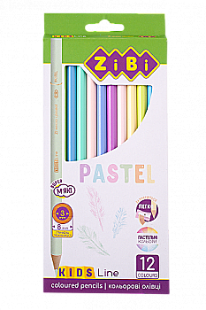 Олівці 12 кол. Pastel, ZB.2470 Олівці 12 кол. Pastel, ZB.2470