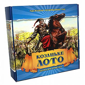 Лото "Козацьке" з дерев`яними бочонками, (укр) 341, ТМ "Strateg" Лото "Козацьке" з дерев`яними бочонками, (укр) 341, ТМ "Strateg"