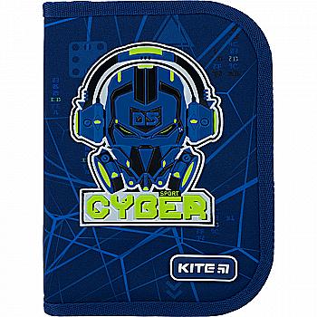 Пенал Kite 622 Cyber, 1 от., 2 отв., с наполнением, K22-622H-8 Пенал Kite 622 Cyber, 1 от., 2 отв., с наполнением, K22-622H-8