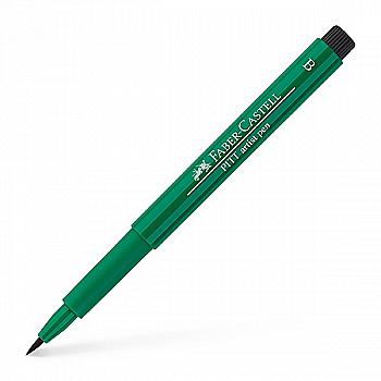 Ручка капілярна PITT Brush Artist Pen 264 темно-зелений, 167478 Faber-Castell Ручка капілярна PITT Brush Artist Pen 264 темно-зелений, 167478 Faber-Castell