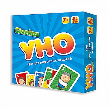 Игра настольная "Уно Симейное 2 в 1" (укр) 30606, ТМ "Strateg" Игра настольная "Уно Симейное 2 в 1" (укр) 30606, ТМ "Strateg"
