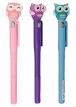 Ручка гелева 0,5 мм "Сова" з підсвічуванням, 13362 Ручка гелева 0,5 мм "Сова" з підсвічуванням, 13362