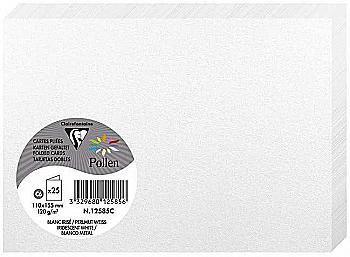 Заготівка для листівок складена Pollen 110*155 мм/210 г, Irid. white/Райдужний білий, 12585C Заготівка для листівок складена Pollen 110*155 мм/210 г, Irid. white/Райдужний білий, 12585C