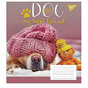 Зошит 18 лін. YES Dog friend, 765519