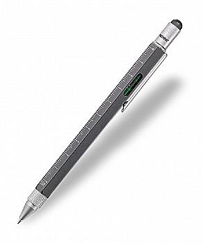 Ручка кулькова-стілус "Construction" з лінійкою, ТМ "Troika" Ручка кулькова-стілус "Construction" з лінійкою, ТМ "Troika"