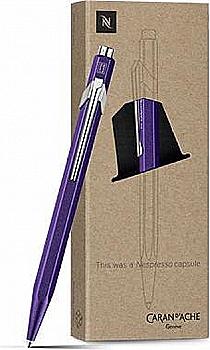 Ручка Caran d`Ache 849 Nespresso Фіолетова+box, 849.104