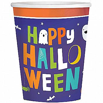Стакан бум. Друзья Хэллоуина, 266 мл 8 ед, 3502-3697