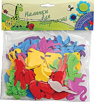 Наклейки для творчества "Водный мир" в уп. 90 шт 950205